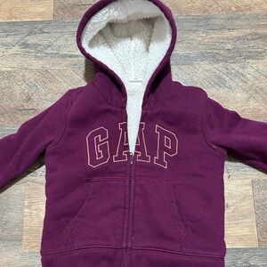 Baby GAP Fuzz Zip Up 6-12 Months!
